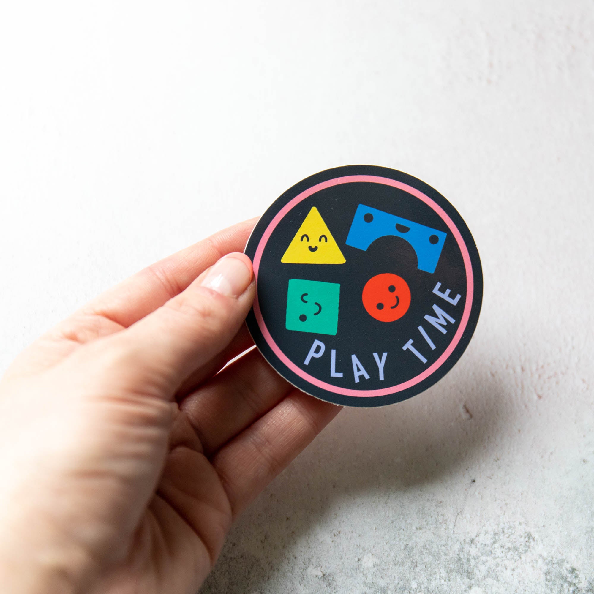 Play Time Large Vinyl Sticker - Finest Imaginary