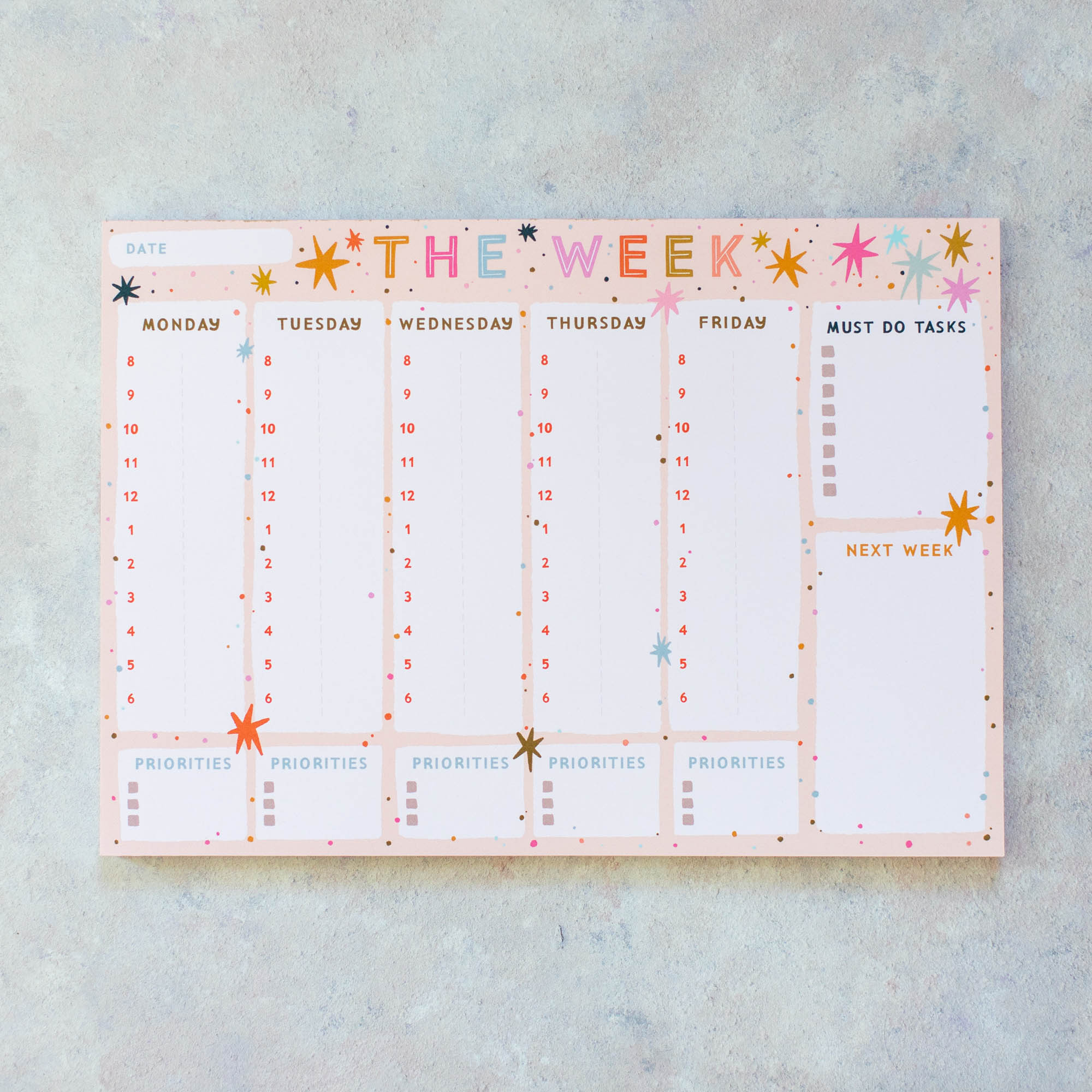 The Week A4 Planner Pad - Finest Imaginary