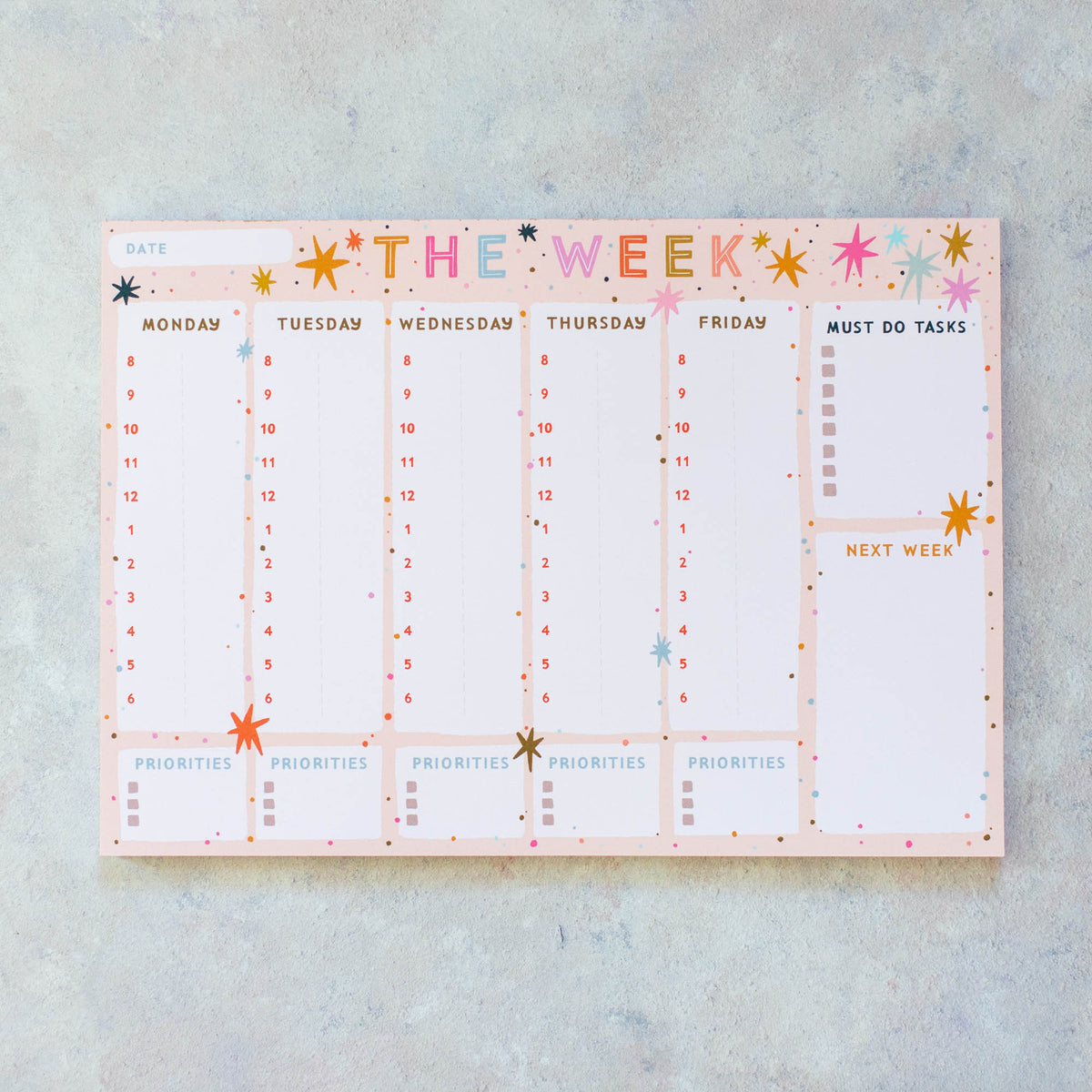 The Week A4 Planner Pad – Finest Imaginary